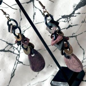 Chunky beaded earrings